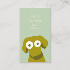 Erdfarbe Hund Visitenkarte