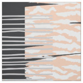 Erdfarben abstraktes geometrisches Muster Stoff (Muster)