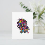 ERDFARBEN POSTKARTE (Stehend Vorderseite)