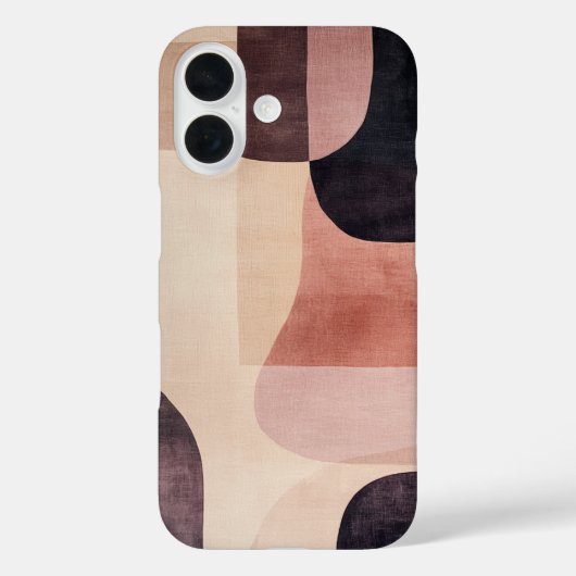 Erdfarbene Abstraktion Case-Mate iPhone Hülle (Rückseite)