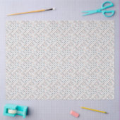 Erdfarbene Herz-Tissue-Papier Seidenpapier (Basteln)