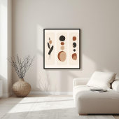 Erdfarbene Kollektion Poster