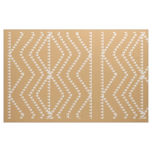 Erdfarbgeometrisches Muster Stoff (Yard (91,4 cm))