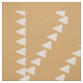 Erdfarbgeometrisches Muster Stoff (Muster)