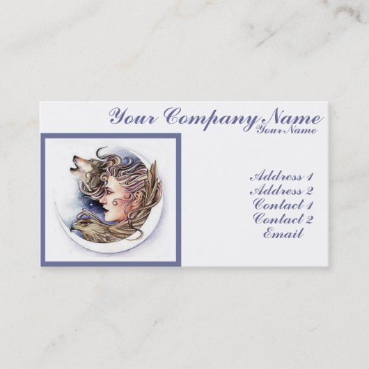 Erdfee Visitenkarte (Vorderseite)