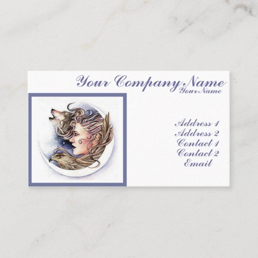 Erdfee Visitenkarte (Vorderseite)