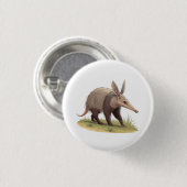 Erdferkel Button (Vorne & Hinten)
