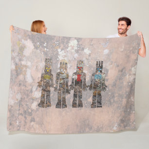 Erdfeuer und Wasser Fleecedecke