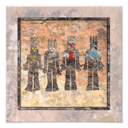 Erdfeuer und Wasser Fotodruck (Vorne)