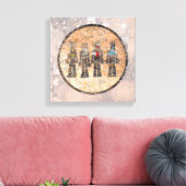 Erdfeuer und Wasser Leinwanddruck (Insitu (Wohnzimmer))