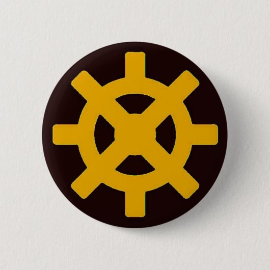 Erdflug Button (Vorderseite)