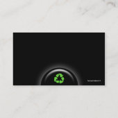 Erdfreundliche Visitenkarten Visitenkarte (Rückseite)