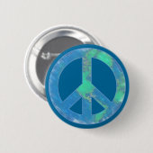 Erdfriedenszeichen-Knopf Button (Vorne & Hinten)