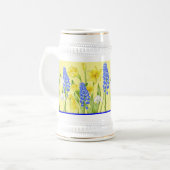 Erdfrühling auf einem Stein (M,D,S) Bierglas (Vorderseite Links)
