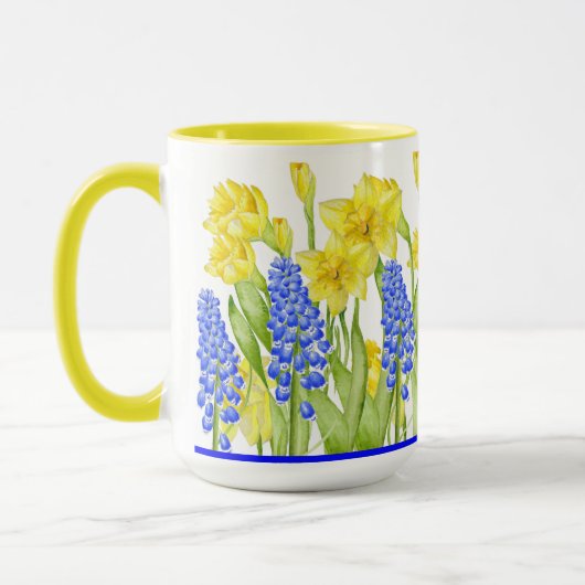 Erdfrühling auf einer Combo-Tasse (M,D) Tasse (Links)