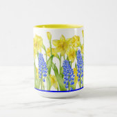 Erdfrühling auf einer Combo-Tasse (M,D) Tasse (Zentrum)