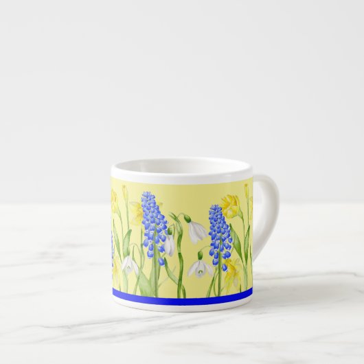 Erdfrühling auf einer Espresso-Tasse (M,D,S) Espressotasse (Vorderseite Rechts)