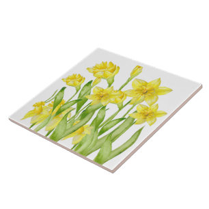 Erdfrühling auf einer Keramik (D) Fliese