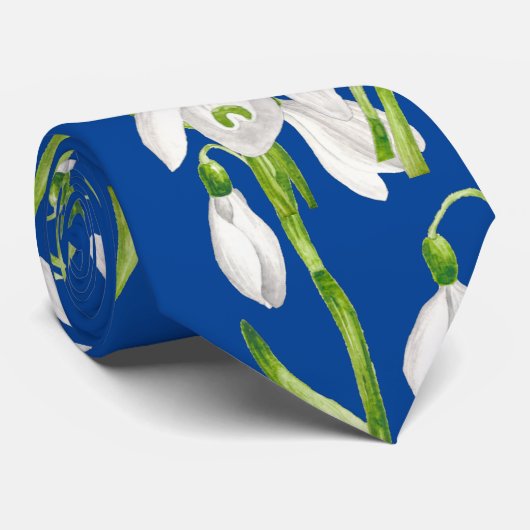 Erdfrühling auf einer Krawatte (S) (Gerollt)