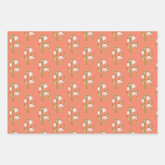 Erdfrühling auf Papierfolien (M,D,S) Geschenkpapier Set (Vorderseite 3)