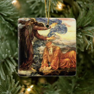 Erdgebunden an Evelyn De Morgan, Viktorianische Ku Keramikornament