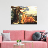 Erdgebunden an Evelyn De Morgan, Viktorianische Ku Leinwanddruck (Insitu (Wohnzimmer))