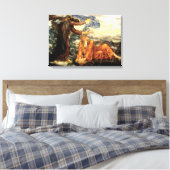 Erdgebunden an Evelyn De Morgan, Viktorianische Ku Leinwanddruck (Insitu (Schlafzimmer))