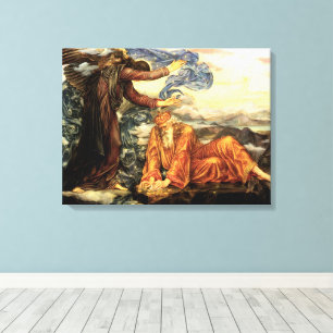 Erdgebunden an Evelyn De Morgan, Viktorianische Ku Leinwanddruck