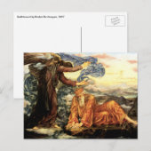 Erdgebunden an Evelyn De Morgan, Viktorianische Ku Postkarte (Vorne/Hinten)
