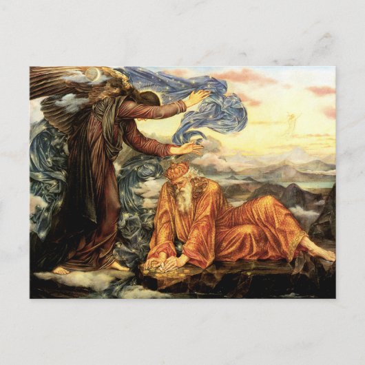 Erdgebunden an Evelyn De Morgan, Viktorianische Ku Postkarte (Vorderseite)