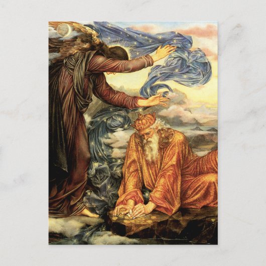 Erdgebunden an Evelyn De Morgan, Viktorianische Ku Postkarte (Vorderseite)