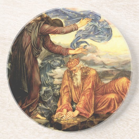 Erdgebunden an Evelyn De Morgan, Viktorianische Ku Untersetzer (Vorne)