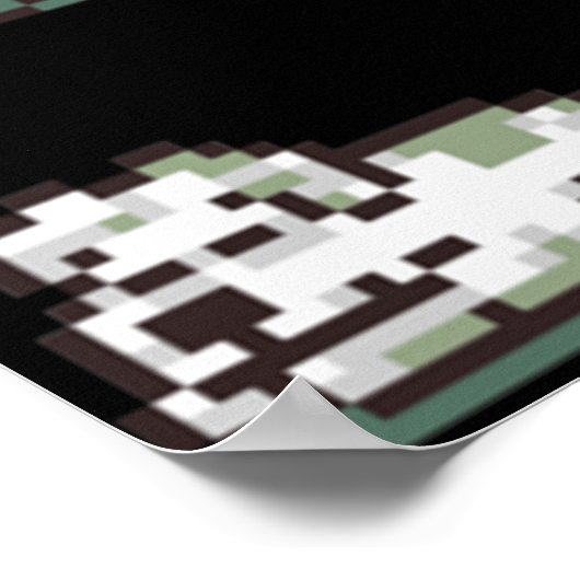 Erdgebunden - Zeichen Poster (Ecke)