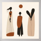 Erdgebundene Figuren Poster (Vorne)