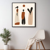 Erdgebundene Figuren Poster