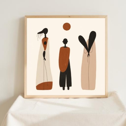Erdgebundene Figuren Poster