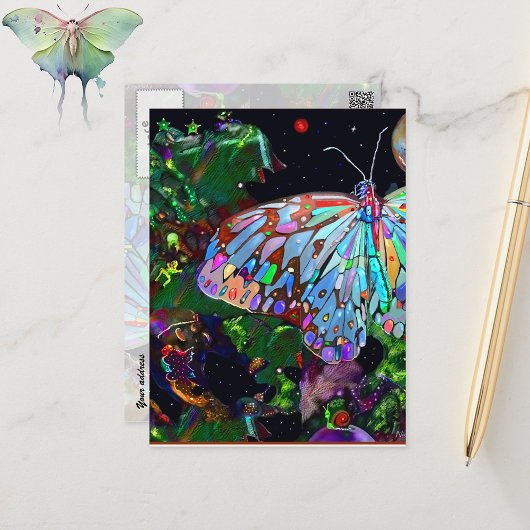 Erdgebundene Kreaturen Postkarte