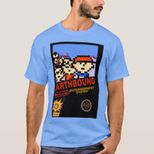 Erdgebundenes Retro Game Cover T Shirt