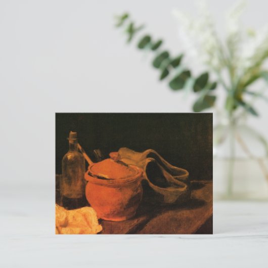 Erdgeschirr, Flaschen und Kleider von Vincent van  (Stehend Vorderseite)