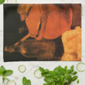 Erdgeschirr, Flaschen und Kleider von Vincent van Geschirrtuch (Gefaltet)