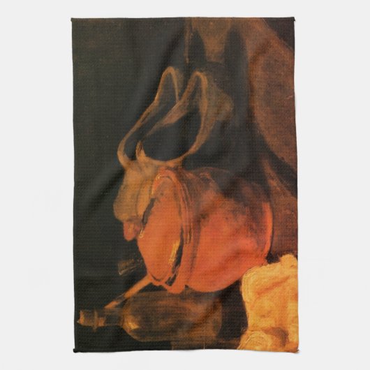 Erdgeschirr, Flaschen und Kleider von Vincent van Geschirrtuch (Vertikal)