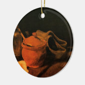 Erdgeschirr, Flaschen und Kleider von Vincent van  Keramikornament (Links)