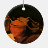 Erdgeschirr, Flaschen und Kleider von Vincent van  Keramikornament (Hinten)