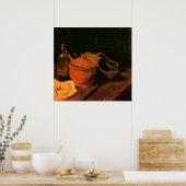 Erdgeschirr, Flaschen und Kleider von Vincent van  Poster (Küche)