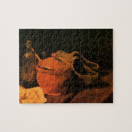 Erdgeschirr, Flaschen und Kleider von Vincent van Puzzle (Horizontal)