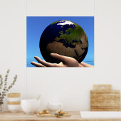 ERDGLOBDRUCKEN POSTER (Küche)