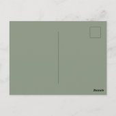 Erdgöttin Grüne Hexe Heide Druide Hexen Postkarte (Rückseite)