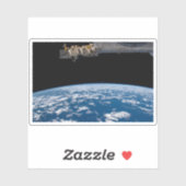 Erdgrenze oder Horizont Aufkleber (Blatt)