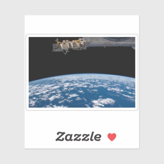 Erdgrenze oder Horizont Aufkleber (Blatt)