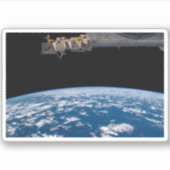 Erdgrenze oder Horizont Aufkleber (Vorderseite)